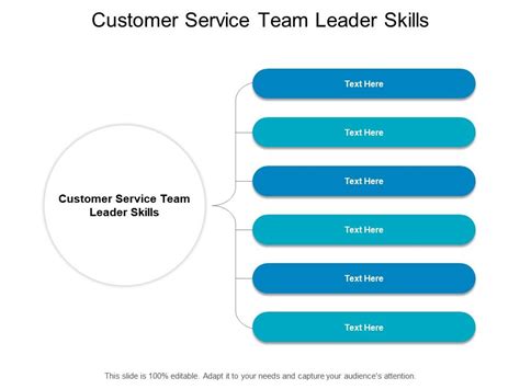 Customer Service Team Leader .
